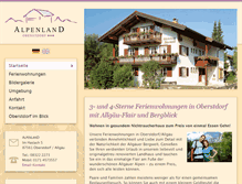 Tablet Screenshot of ferienwohnung-oberstdorf-allgaeu.com